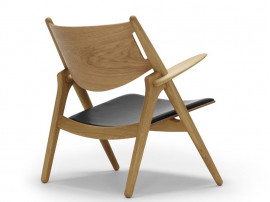 Mid-Century  modern scandinavian armchair model CH 28P by Hans Wegner