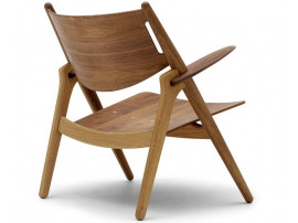 Mid-Century  modern scandinavian armchair model CH 28T by Hans Wegner
