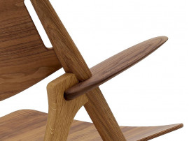 Mid-Century  modern scandinavian armchair model CH 28T by Hans Wegner