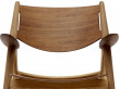 Mid-Century  modern scandinavian armchair model CH 28T by Hans Wegner