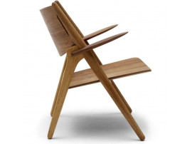 Mid-Century  modern scandinavian armchair model CH 28T by Hans Wegner