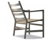 Mid-Century  modern scandinavian armchair model CH 44 by Hans Wegner