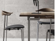 Mid-Century modern scandinavian dining table model CH322 by Hans Wegner.