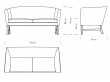 Mid-Century modern scandinavian sofa model OW602 by Ole Wanscher.