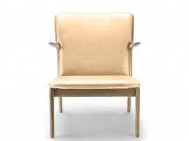 Chaise scandinave modèle OW124 "Beak Chair". Edition neuve.