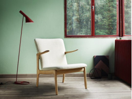 Chaise scandinave modèle OW124 "Beak Chair". Edition neuve.