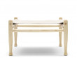 Mid-Century modern scandinavian footstool model KK47170 "Safari footstool" by Kaare Klint.