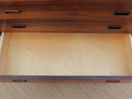 Mid-Century  modern  Scandinavian chest of drawers in Rio rosewood