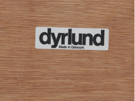 Mid-Century  modern scandinavian  corner board in teak by Dyrlund.