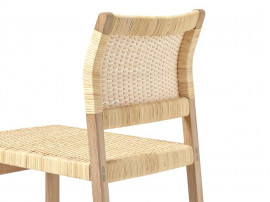 BM61 Chair Cane Wicker - Model 3261  by Borge Mogensen for Fredericia. New edition.