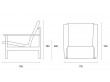 Fauteuil scandinave 1001 AF. Nouvelle édition