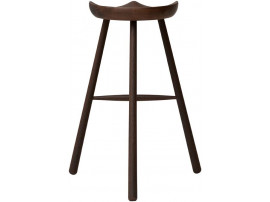 Bar stool, Shoemaker Chair™ No. 68, Smoked Oak. New edition.  68 cm ou 78 cm