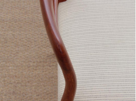Mid-Century Modern Danish dining chairs in teak. 