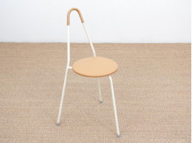 Mid-Century modern scandinavian tripode stool 
