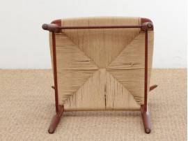 Mid-Century  modern scandinavian set of 4 chairs by Aksel Bender Madsen