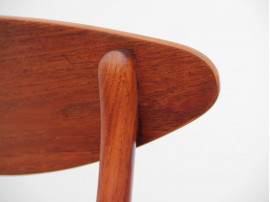 Mid-Century  modern scandinavian set of 4 chairs by Aksel Bender Madsen
