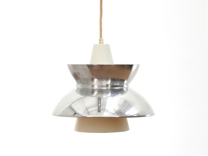 Mid-Century  modern scandinavian pendant lamp Doo-Wop  chrome by Louis Poulsen. Original edition