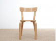 Mid-Century  modern scandinavian pair of chairs model 69  by Alva Aalto
