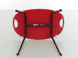 Mid-Century  modern scandinavian stool by Olof Kettunen to J. Merivaara Oy 1950