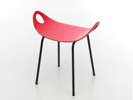 Mid-Century  modern scandinavian stool by Olof Kettunen to J. Merivaara Oy 1950