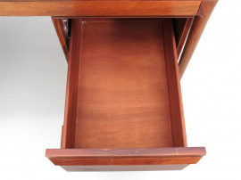 Bureau scandinave à 2 caissons en palissandre de Rio