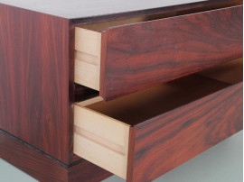 Mid-Century  modern scandinavian small chest of drawers in rosewood by Arne Wahl Iversen