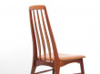 Mid-Century  modern scandinavian Danish set of 4 chairs and 2 armchairs in Rio rosewood model Eva by Niels Kofoed 