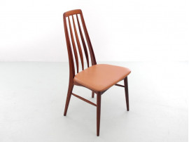 Mid-Century  modern scandinavian Danish set of 4 chairs and 2 armchairs in Rio rosewood model Eva by Niels Kofoed 