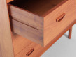 Mid-Century modern scandinavian  commode  dressing table in solid teak by Peter Hvidt et Orla Mølgaard Nielsen