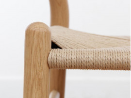 Chaise scandinave modèle Wishbone ou CH 24. Edition neuve. 