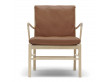 Mid-Century modern scandinavian Colonial chair OW149 in oak by Ole Wanscher. New edition