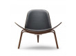 Mid-Century  modern scandinavian easychair CH07  walnut by Hans Wegner. New edition.