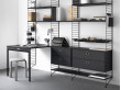 Système d’étagères modulables String finition frêne ou noir. Configurable sur mesure. Nouvelle édition.