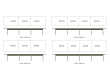 Camelot conference table 6250. 4 different sizes. From 200 cm to 590 cm