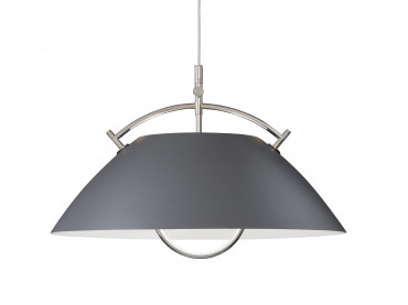 Mid-Century  modern scandinavian pendant lamp L037 anthracite grey by Hans Wegner, with cable lift.