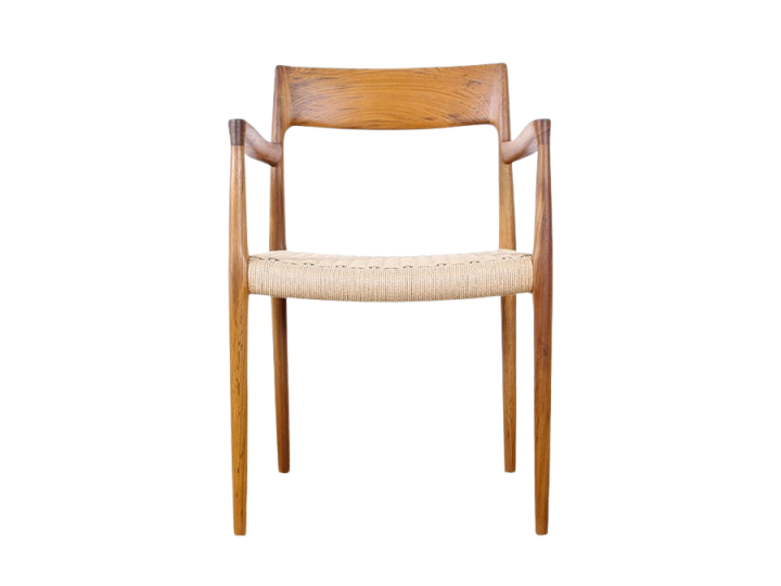 Mid modern scandinavian armchair  model 57 by Niels O. Møller, new edition