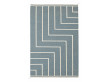 Mid-modern scandinavian rug model VK1 light blue / white