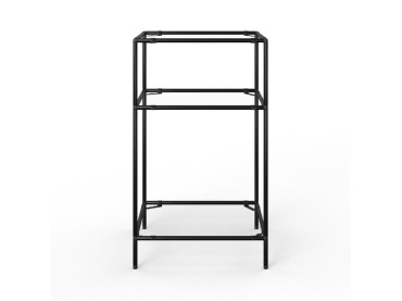 Mid century modern scandinavian shelf Original Nightstand glass