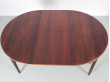 Mid-Century Modern scandinavian dining set in Rio rosewood by Hans Olsen with 4 chairs