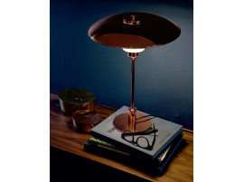 Mid century modern scandinavian PH 3½-2½ copper table lamp, Limited Edition