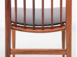 Mid-Century  modern set of 6 chairs in Rio rosewood by Ernst Martin Dettinger