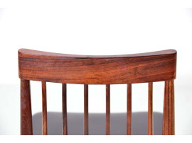 Mid-Century  modern set of 6 chairs in Rio rosewood by Ernst Martin Dettinger