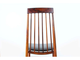 Mid-Century  modern set of 6 chairs in Rio rosewood by Ernst Martin Dettinger