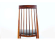 Mid-Century  modern set of 6 chairs in Rio rosewood by Ernst Martin Dettinger
