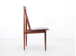 Mid-Century  modern set of 6 chairs in Rio rosewood by Ernst Martin Dettinger
