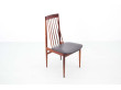 Mid-Century  modern set of 6 chairs in Rio rosewood by Ernst Martin Dettinger
