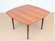 table carrée en teck à rallonges de H.W. klein 12 personnes design danois vintage
