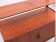 Mid century modern scandinavian free standing shelves in teck