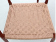 Suite de 4 fauteuils scandinaves en teck modèle 66