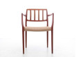 Suite de 4 fauteuils scandinaves en teck modèle 66